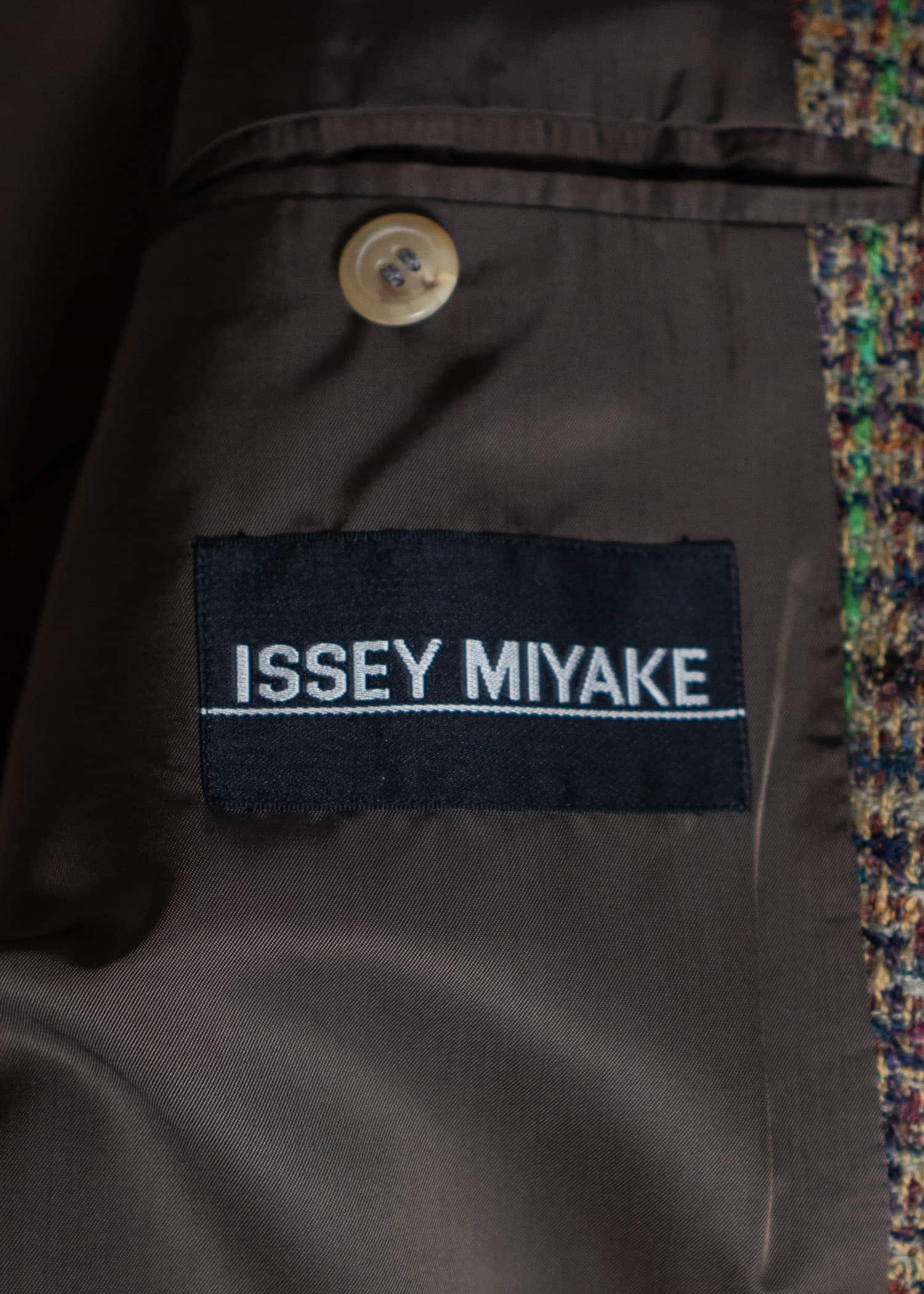 ISSEY MIYAKE ツイードチェックテーラードジャケット