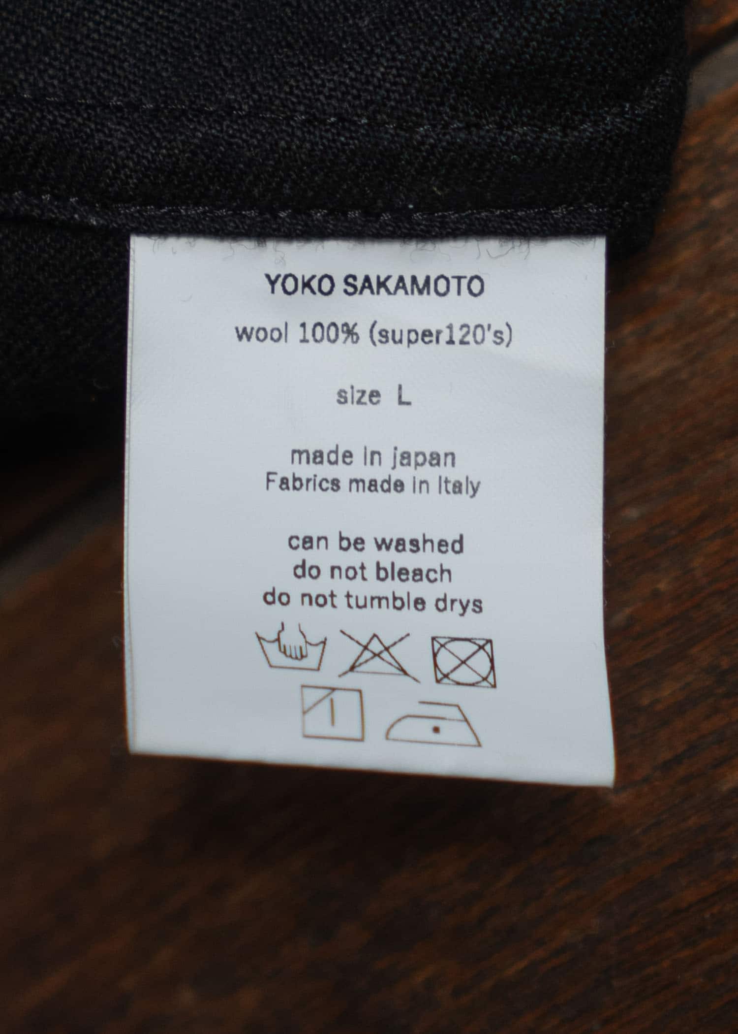 YOKO SAKAMOTO ウールシャツ