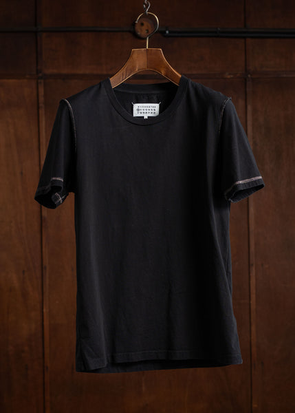 Maison Margiela インサイドアウトデザインTシャツ black