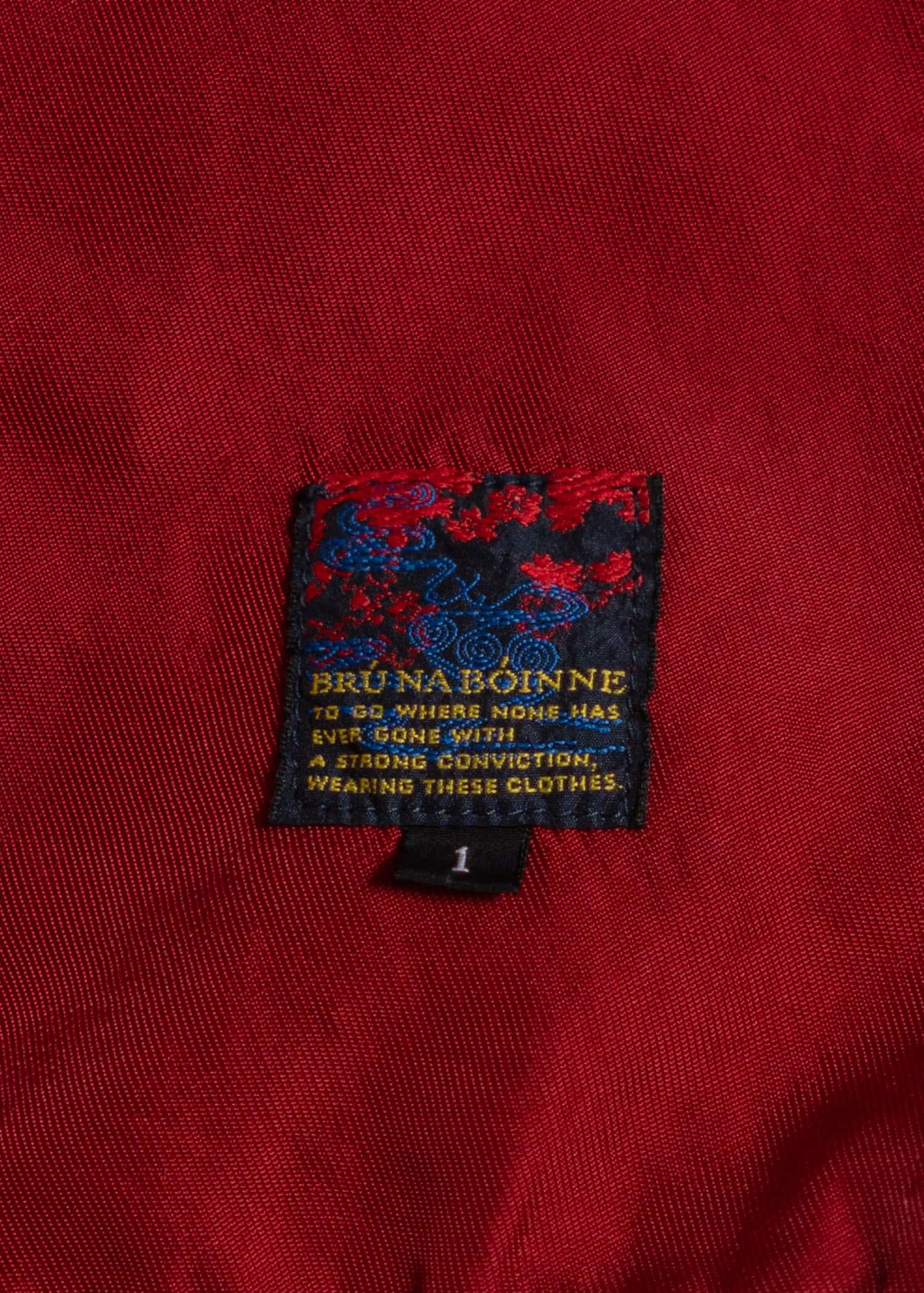 BRU NA BOINNE オーバーダイナイロンワークジャケット