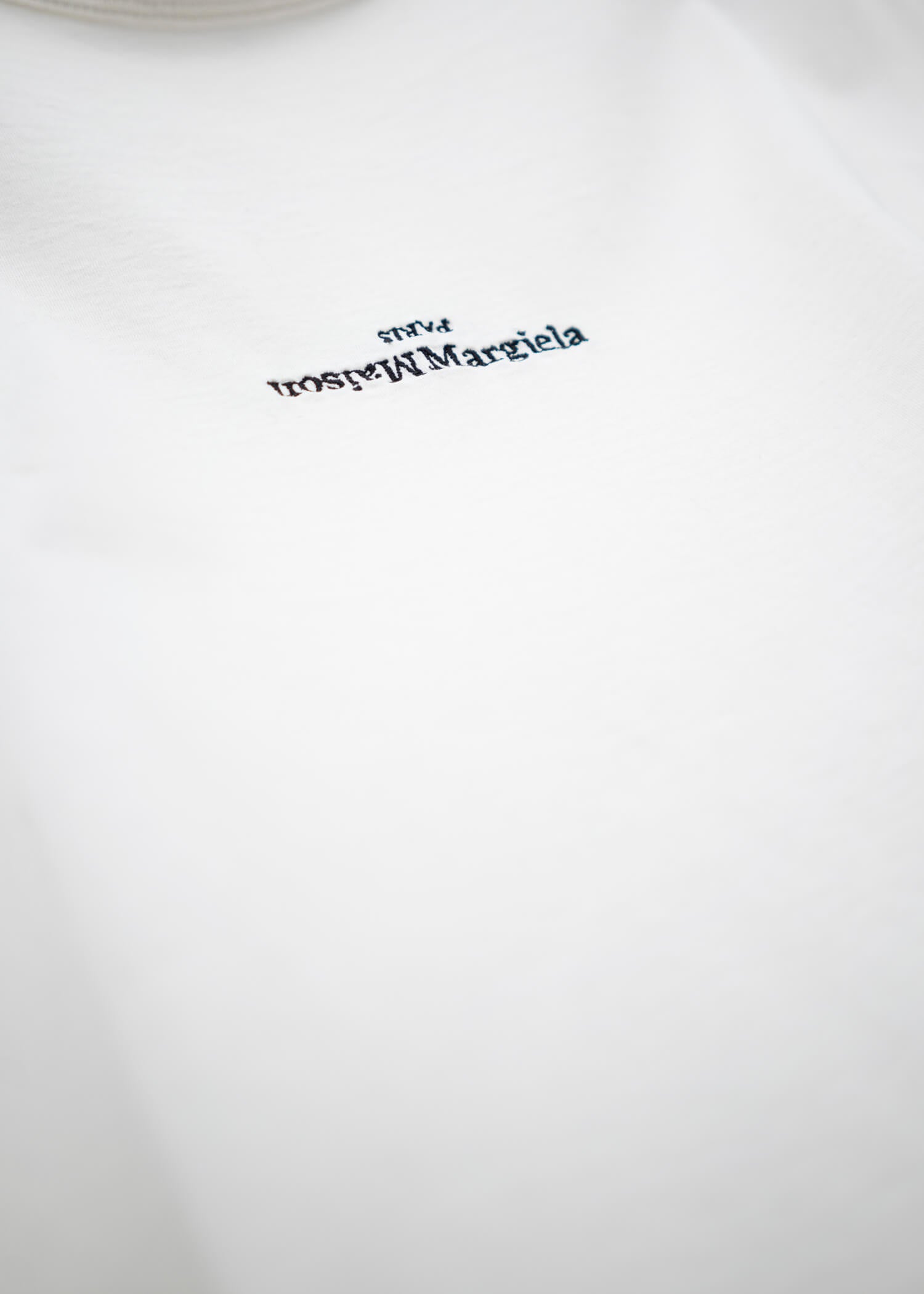 Maison Martin Margiela 21SS アップサイドロゴ クルーネックTシャツ
