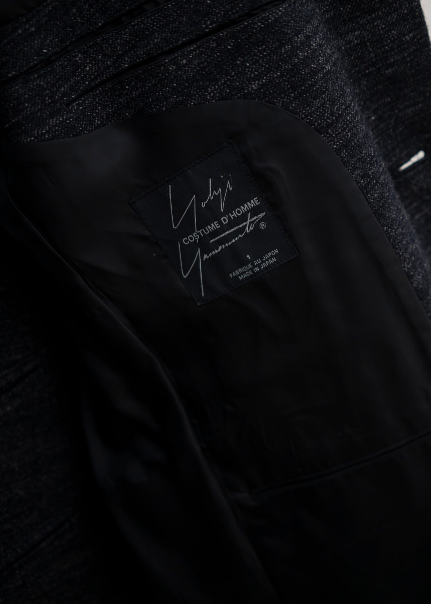 Yohji Yamamoto COSTUME D' HOMME 20AW スリーピーステーラードスーツ