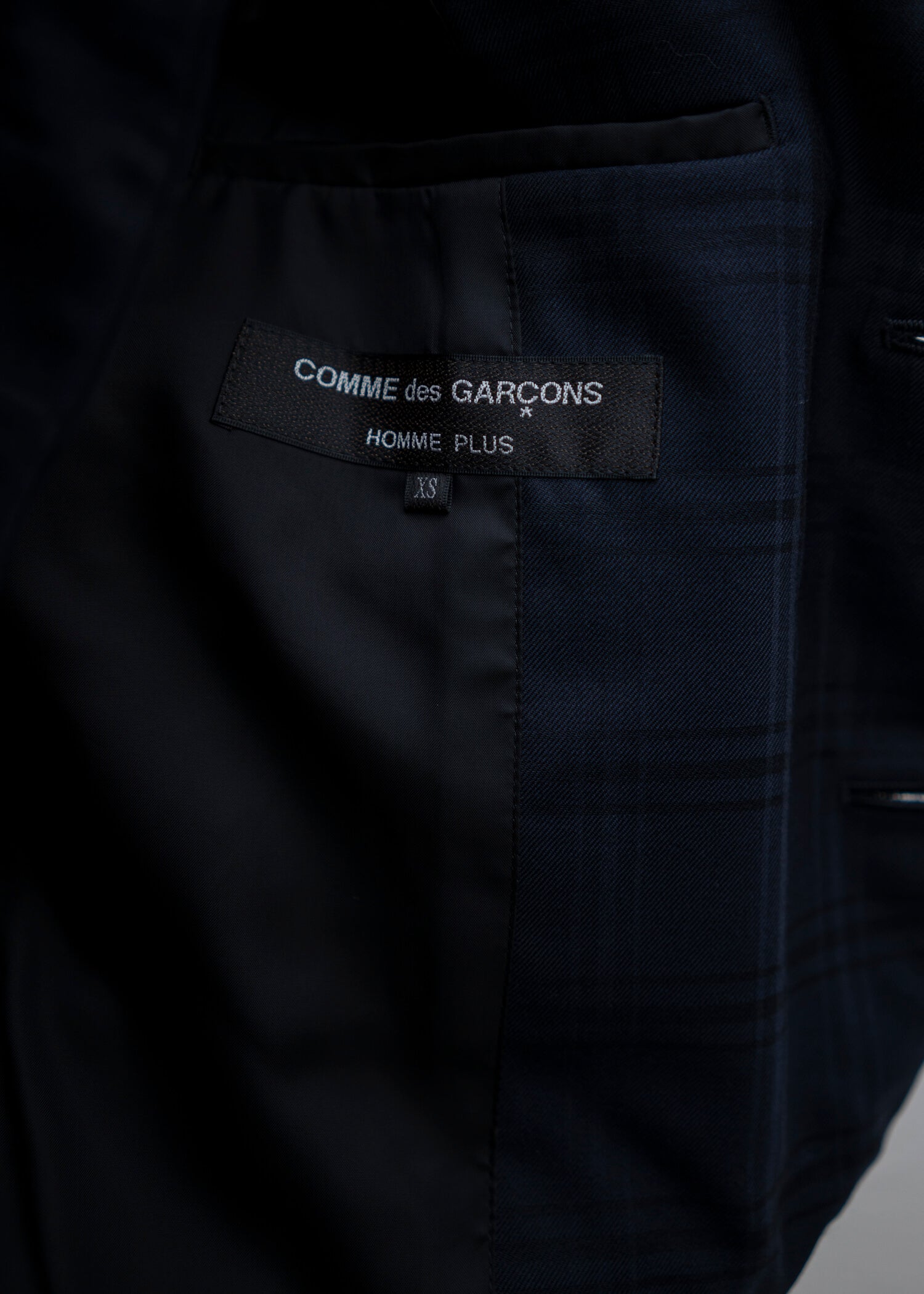 COMME des GARCONS HOMME PLUS ラペルレザージャケット 定価126360円