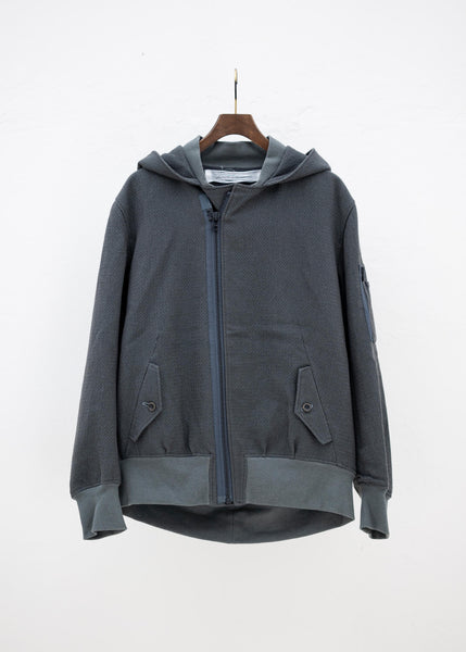 individual sentiments 17AW COTTON LINEN DOBBY WASHER JACKET