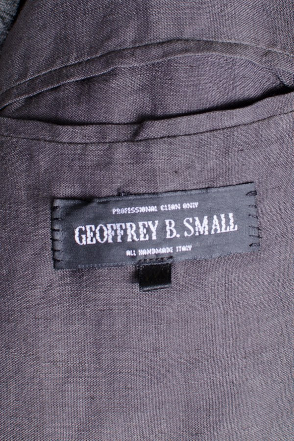 Geoffrey B. Small 17SS リネン2Bテーラードジャケット/XXS XXS  茶 テーラードジャケット [梅田]
