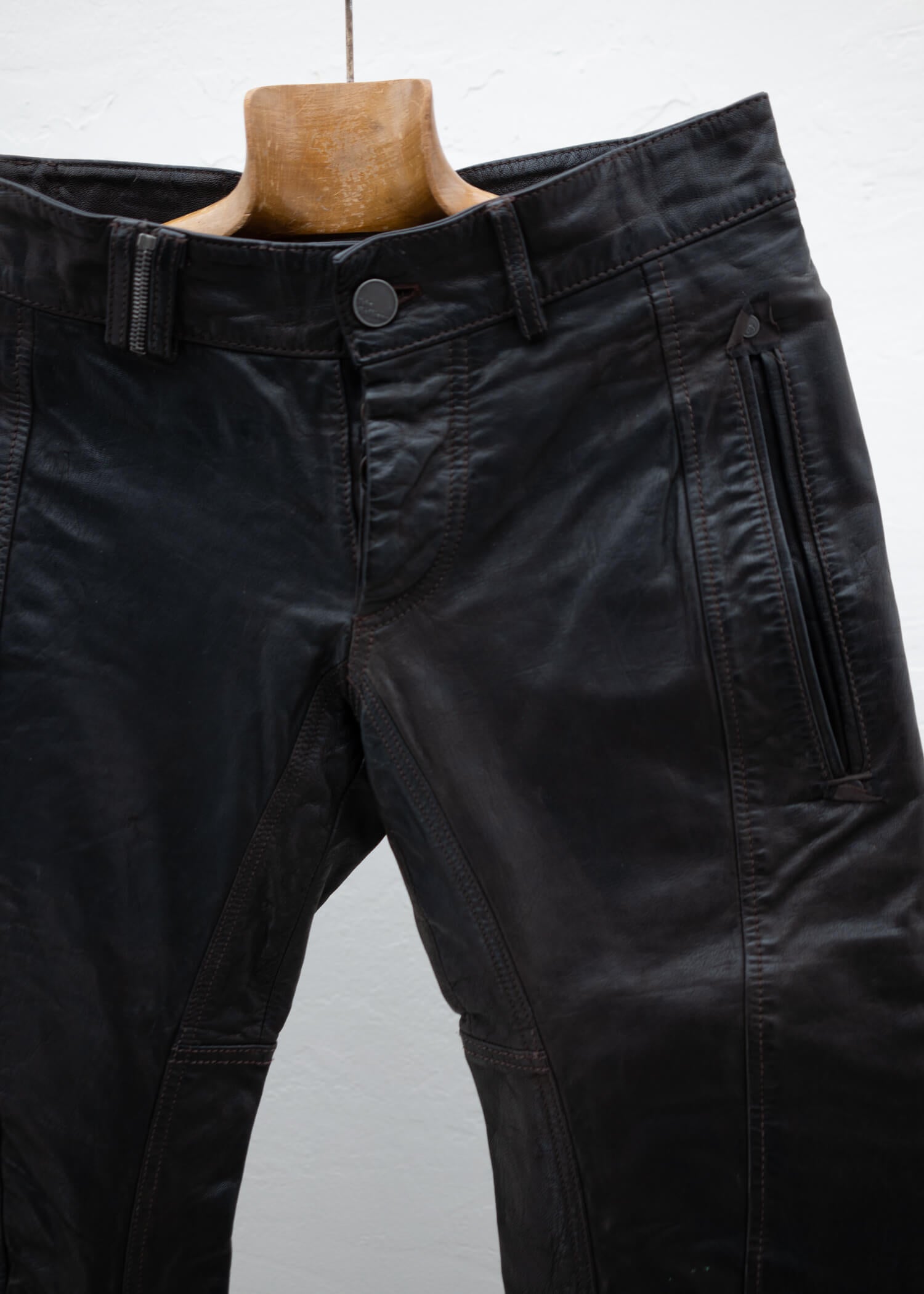 John Galliano Goat Leather Pants