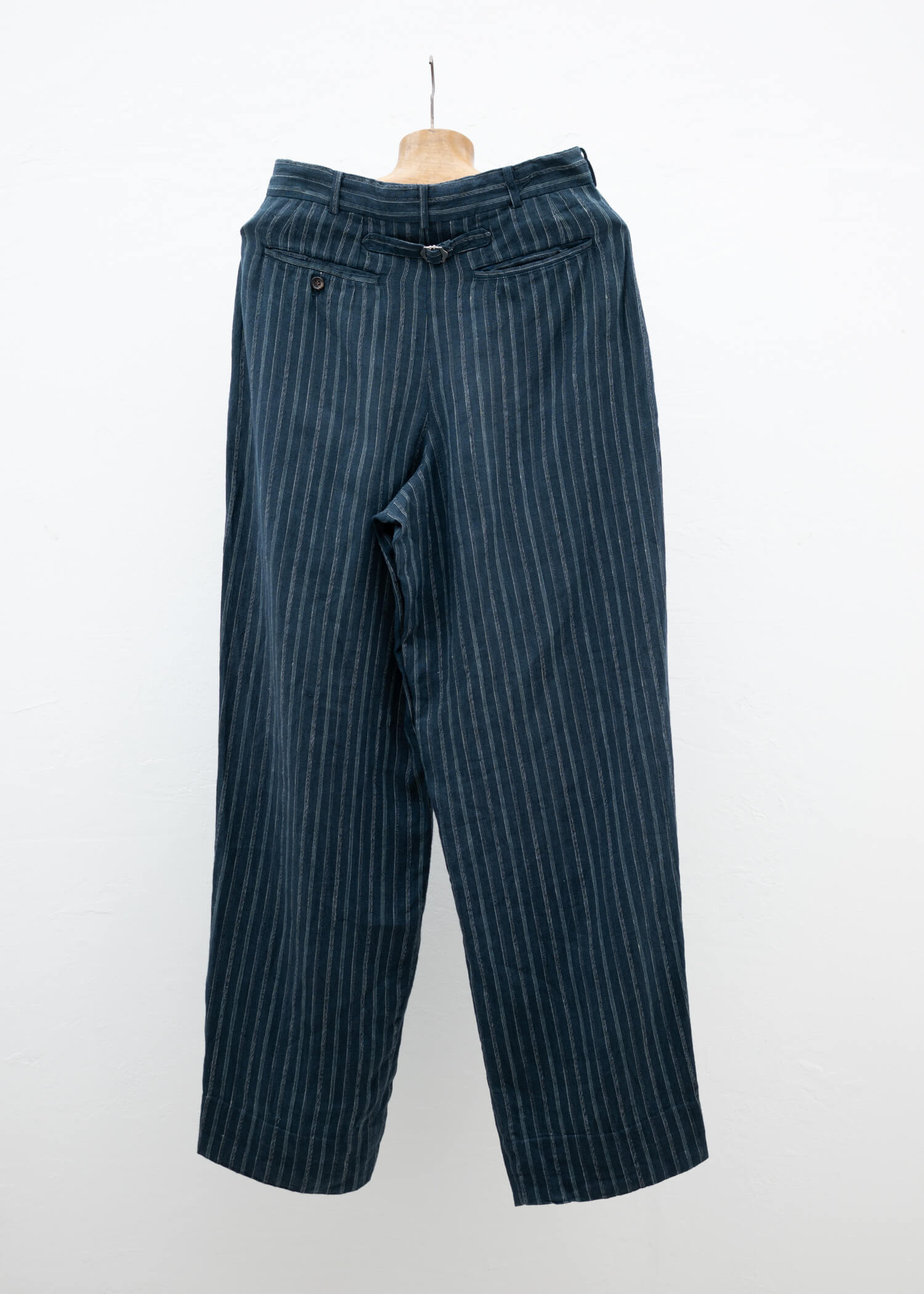 COMME des GARCONS HOMME 1980's linen stripe pants