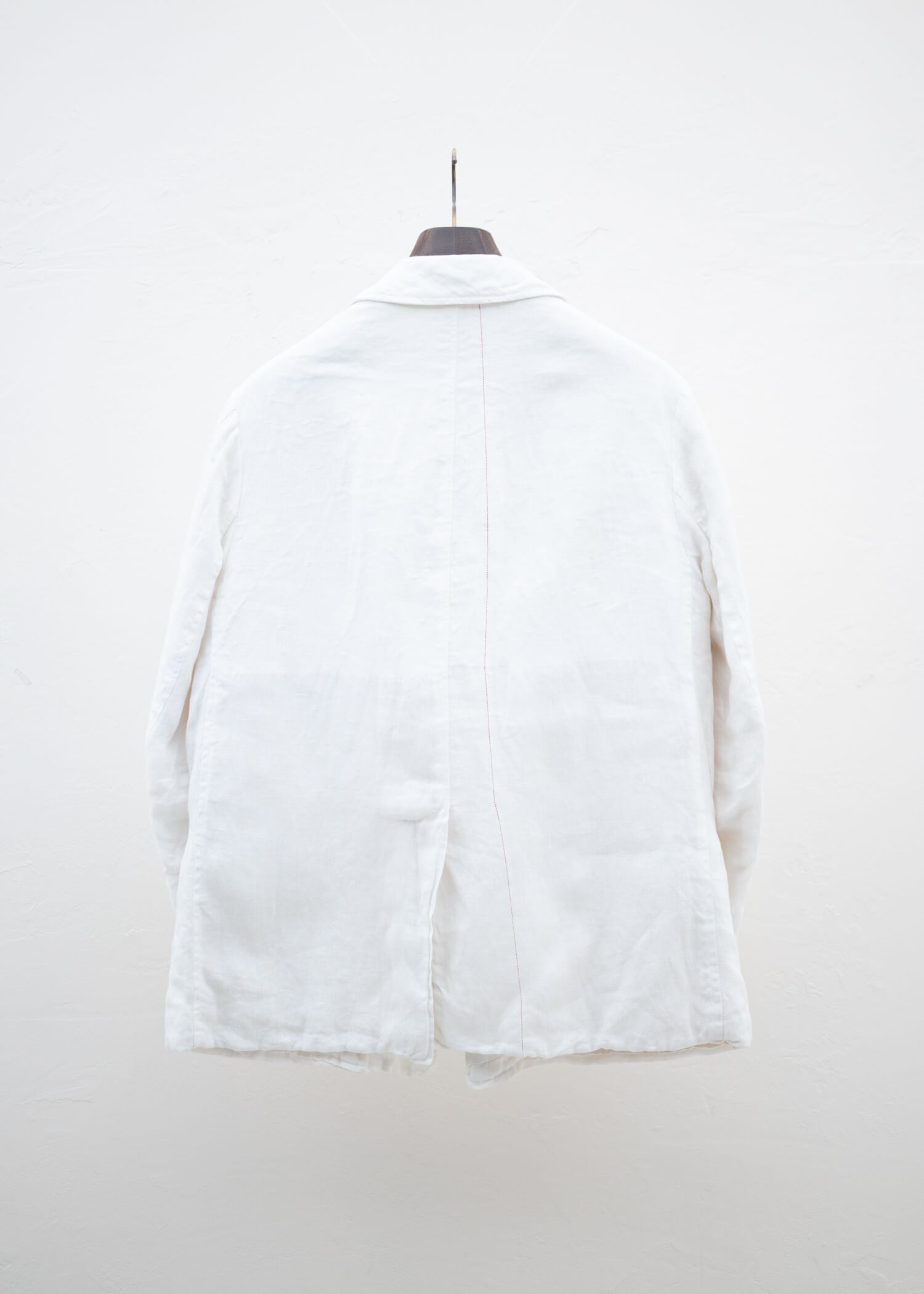 PAUL HARNDEN Mac coat linen white