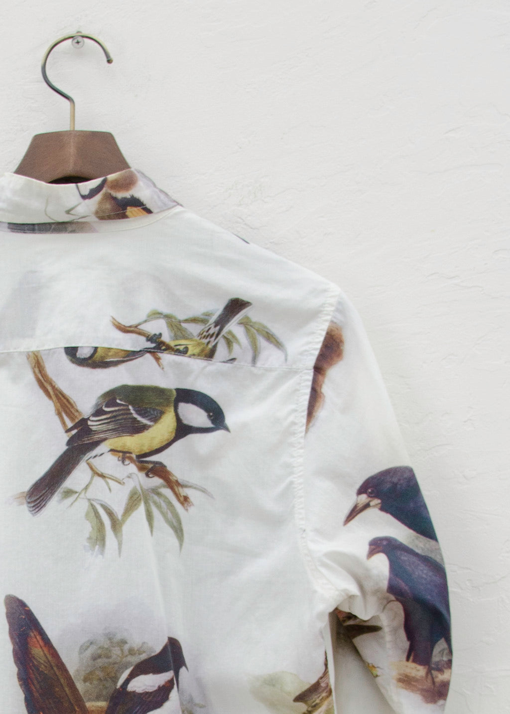 PAUL HARNDEN 2014SS Birds Print Shirt