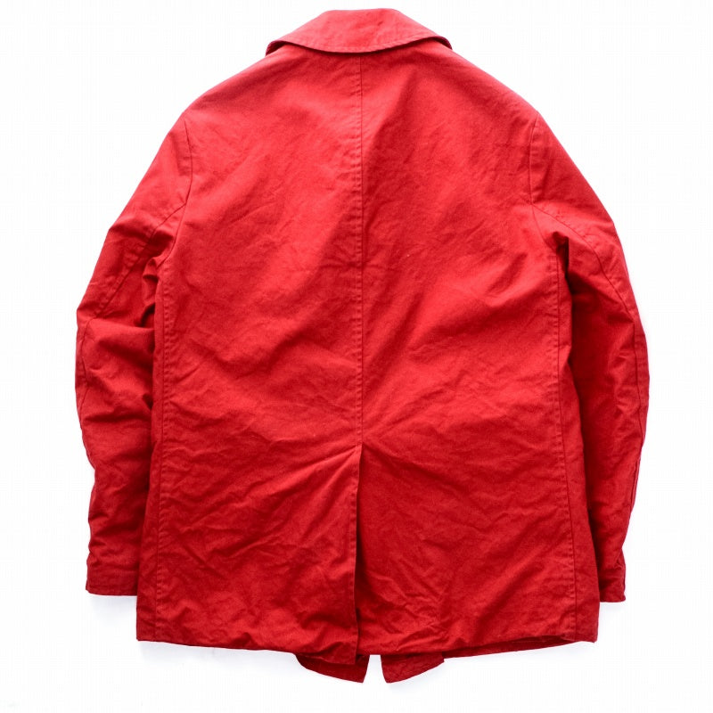 PAUL HARNDENSS マックジャケット コットン XS  赤 ステンカラーコート