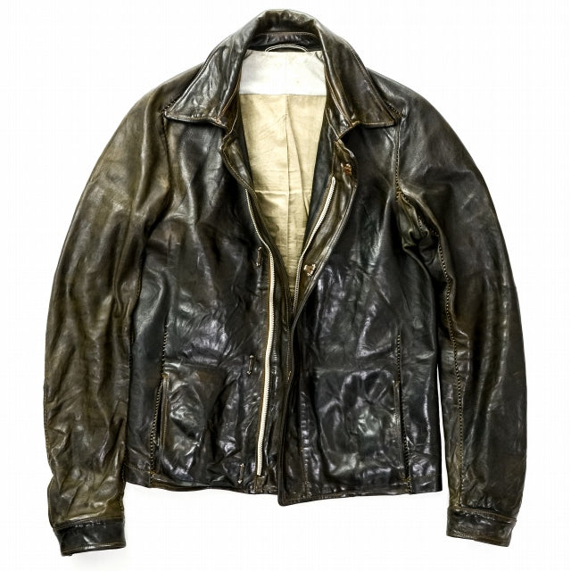 メンズcarol  christian poell leather jacket 44