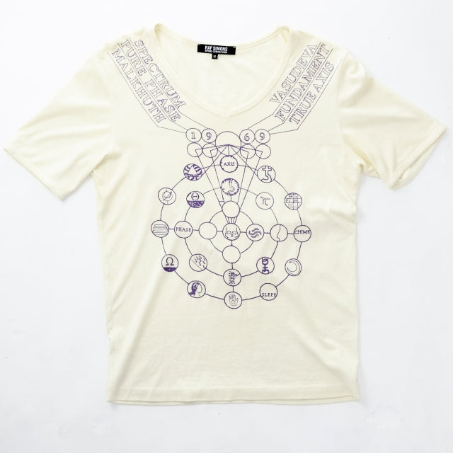 ラフシモンズ RAFSIMON 宗教期 Tシャツ48クリーム - Tシャツ