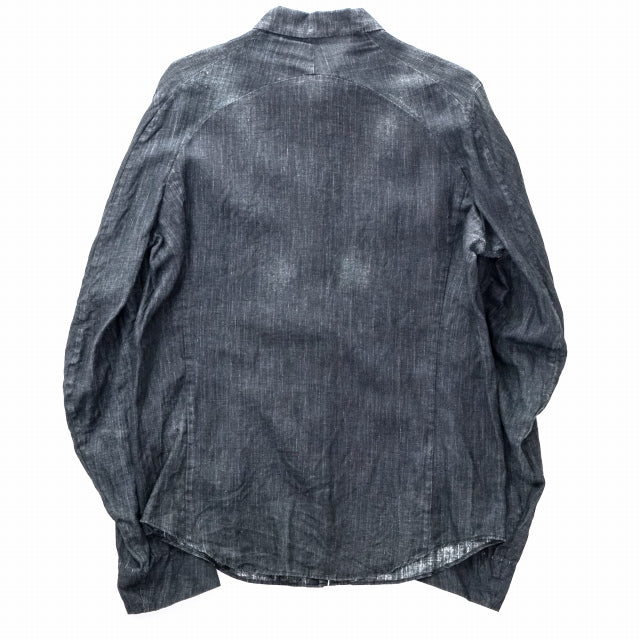 taichi murakami インディゴインサイドシャツ 6  灰色 長袖シャツ [梅田]