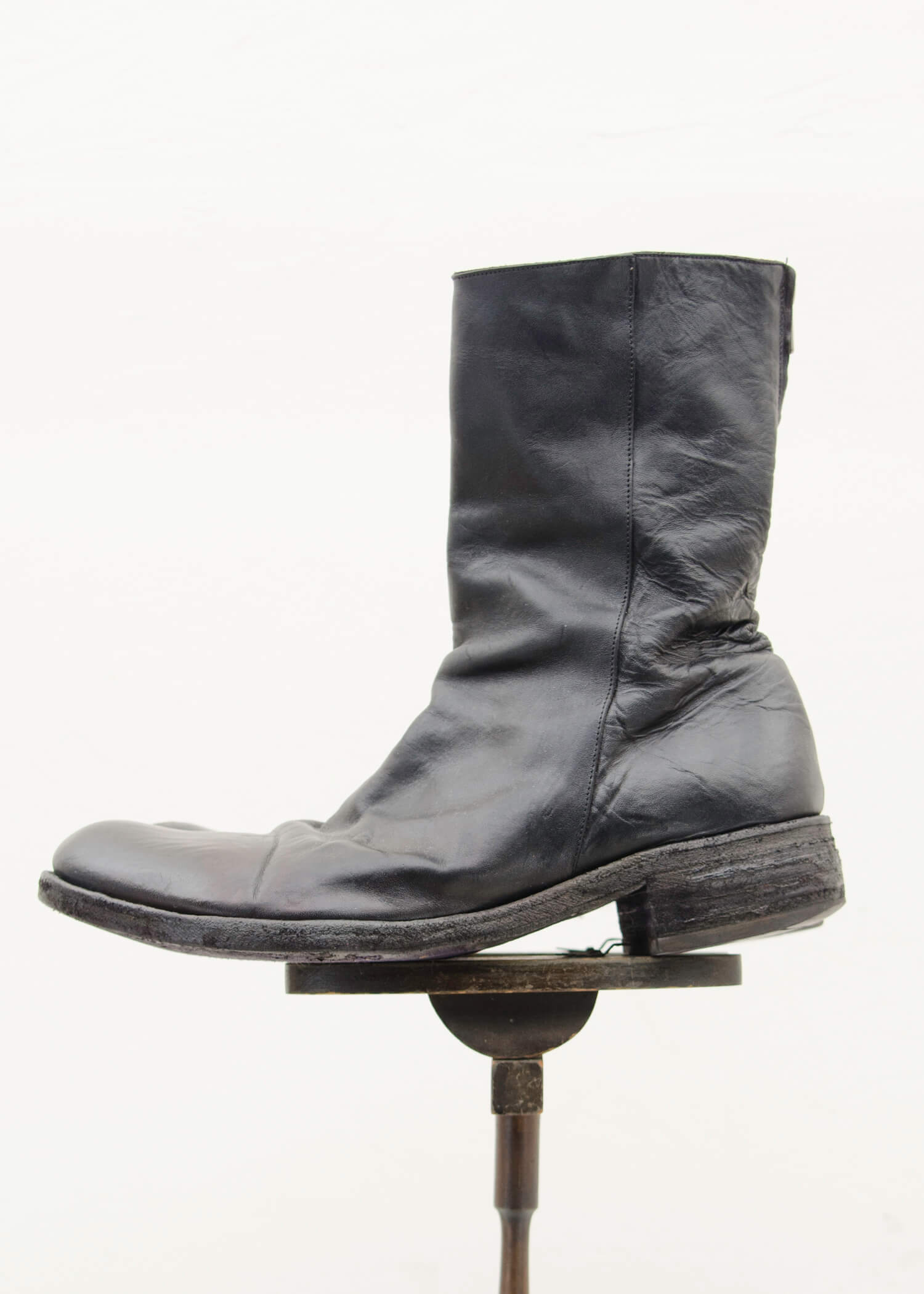 A1923 A DICIANNOVEVENTITRE デュアルジップブーツ レザー 43（JP28cm）  黒 ブーツ