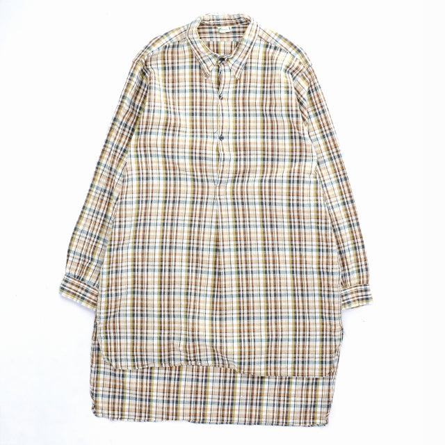 Vintage 60 60s フレンチグランパシャツ コットン 42   長袖シャツ