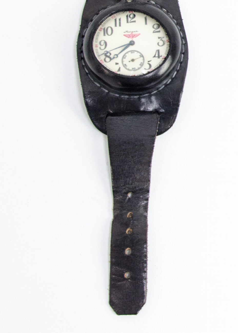 Munoz Vrandecic アンティーク海中腕時計   黒 腕時計