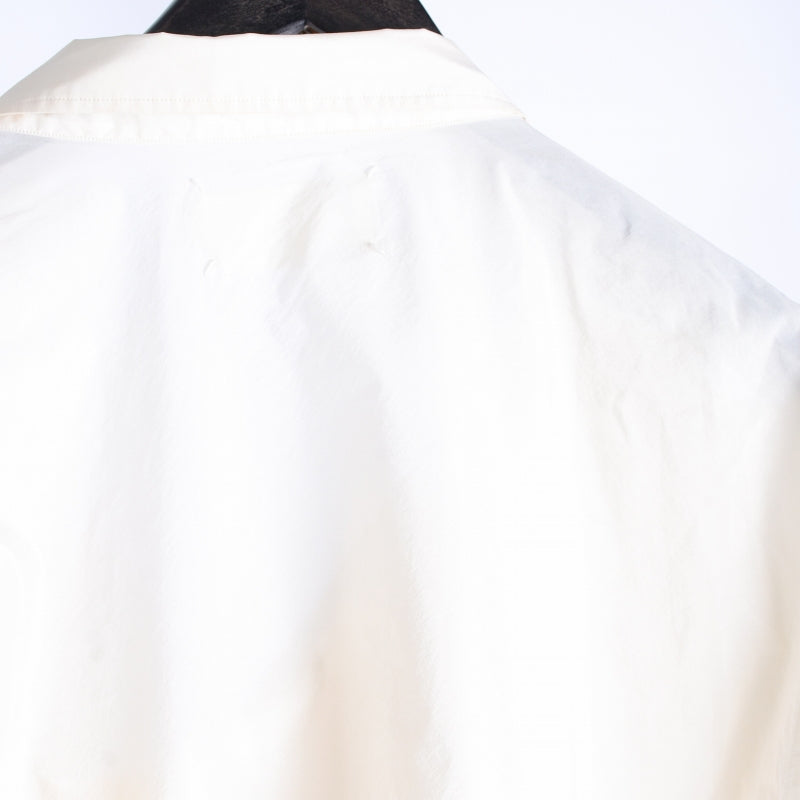Maison Margiela 02SS 白タグ オーバーラップシャツ ポリエステル 42  白 長袖シャツ [京都]