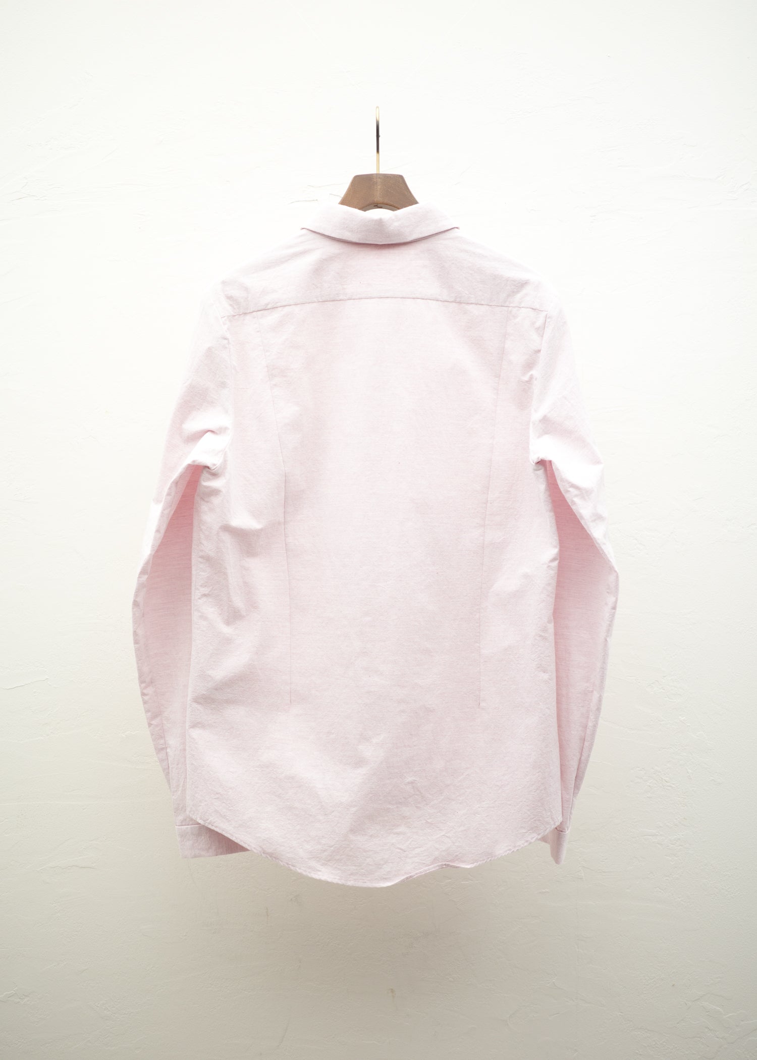individual sentiments 19SS botanical pink cotton shirt