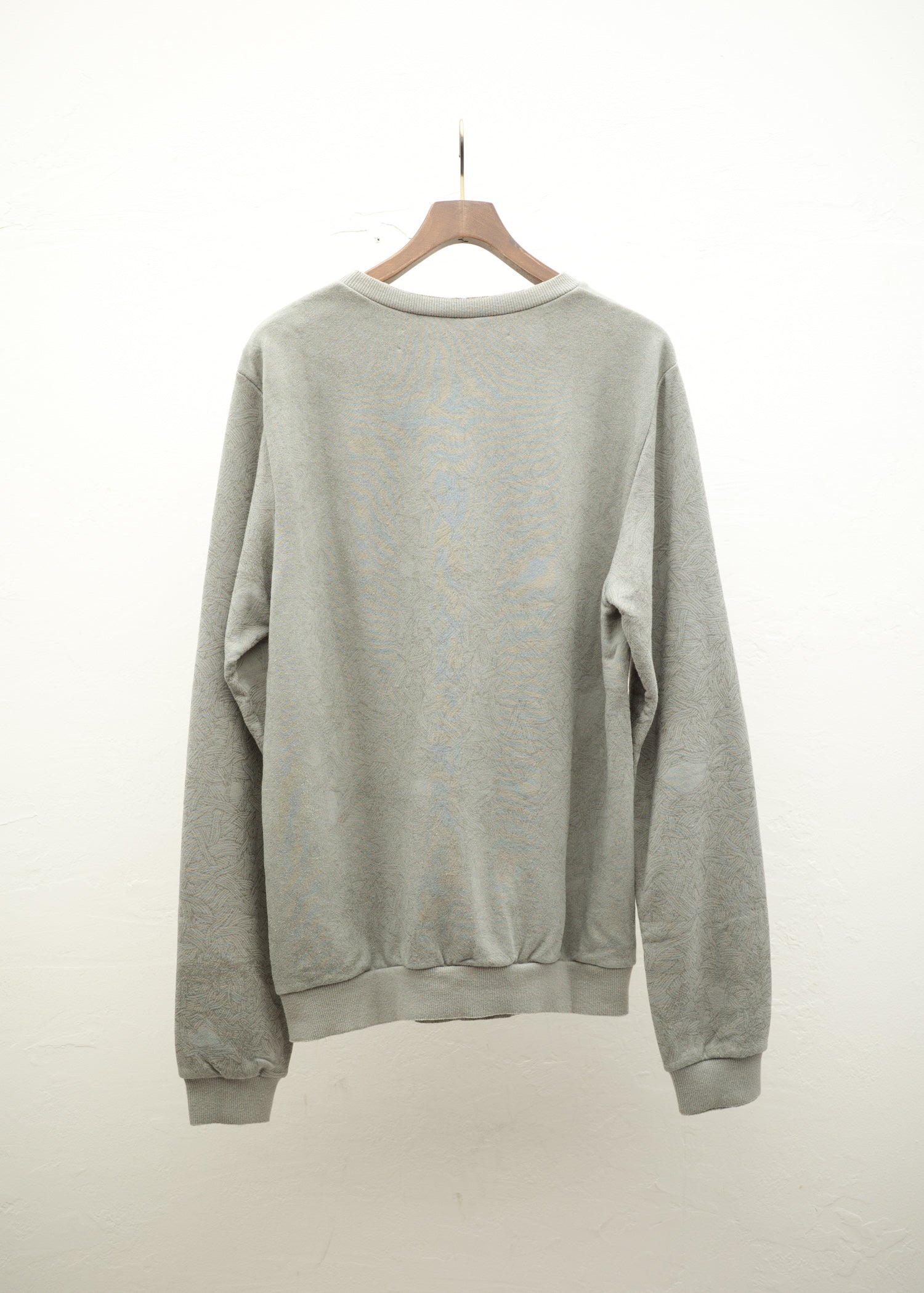 individual sentiments 14AW rubber print sweat shirt