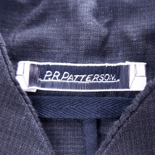 P.R.PATTERSON 19SS KILCHURN TOWN COAT THATCH TEXTILE リネン S  灰色 テーラードジャケット [梅田]